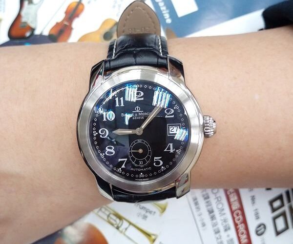 台中流當手錶 手錶拍賣 原裝 Baume & Mercier 名仕 男女 機械錶 9成5新 喜歡價可議 ZR405